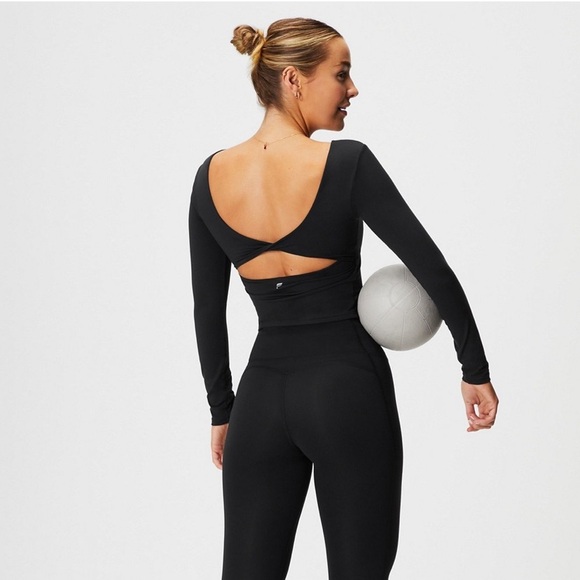 Fabletics Oasis Built In Bra Long Sleeve - Picture 2 of 5